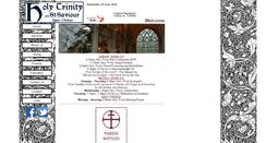 Desktop Screenshot of holytrinitysloanesquare.co.uk